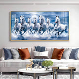 Classic Horse Acrylic Wall Painting – Timeless Horse Wall Art