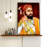 Shivaji Maharaj Canvas Painting for Home