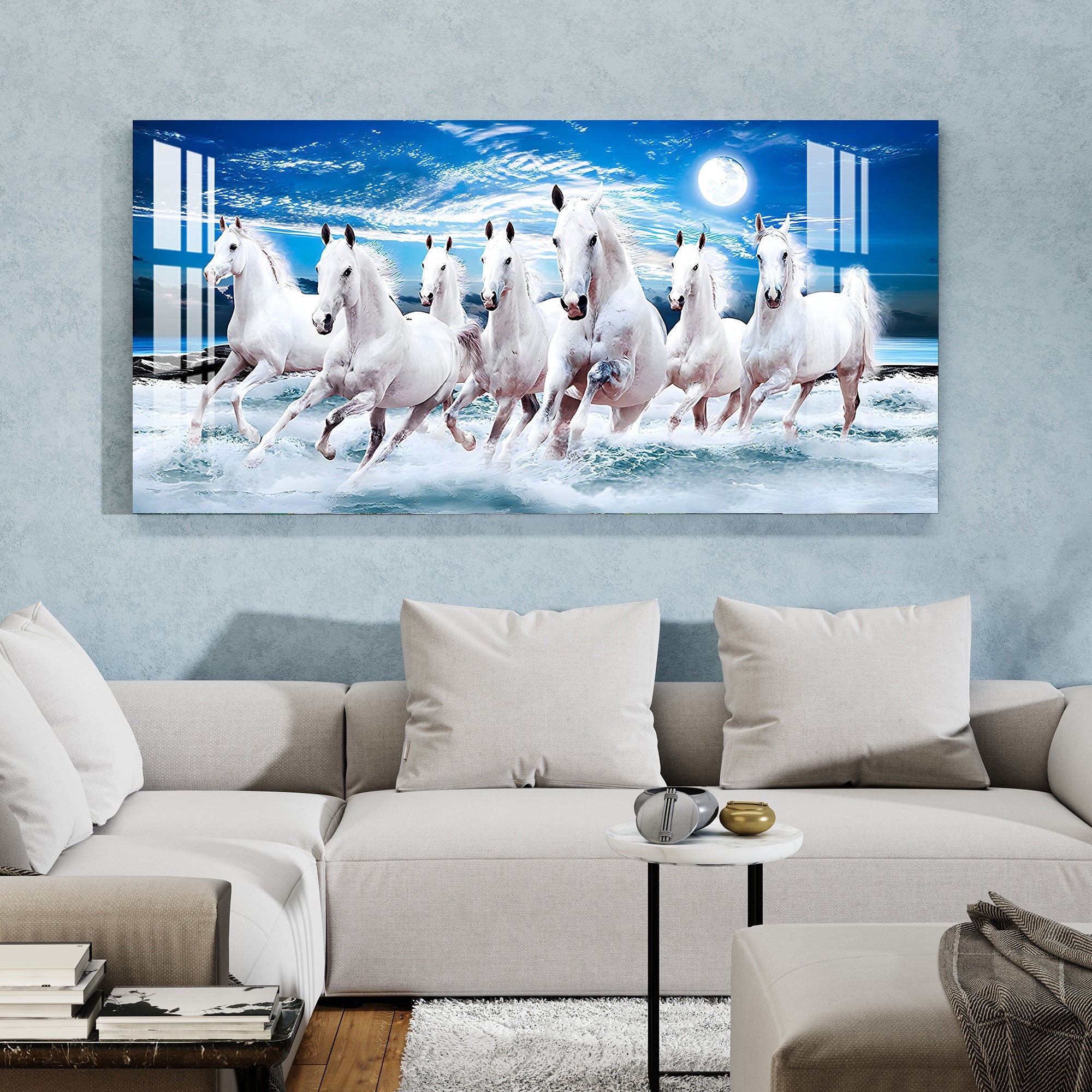 Horse Acrylic Wall Painting for Modern Homes – Stylish Canvas Art