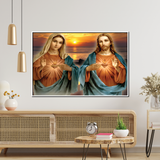 Glorious Lord Jesus Canvas Printed Wall Paintings for Living Room, Meditation Room, Bedroom, Churches, Hospitals
