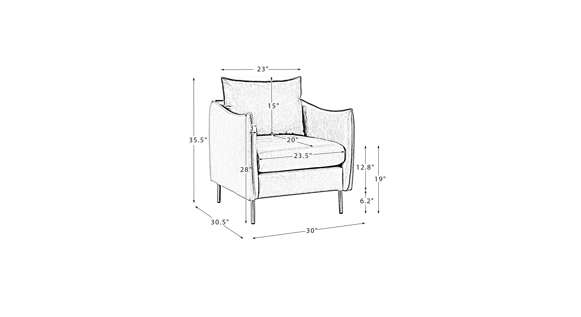Tan Lucas Accent Chair