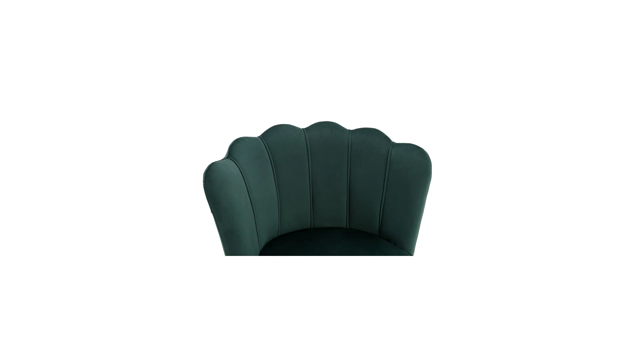 Green Color Flower Counter Stool