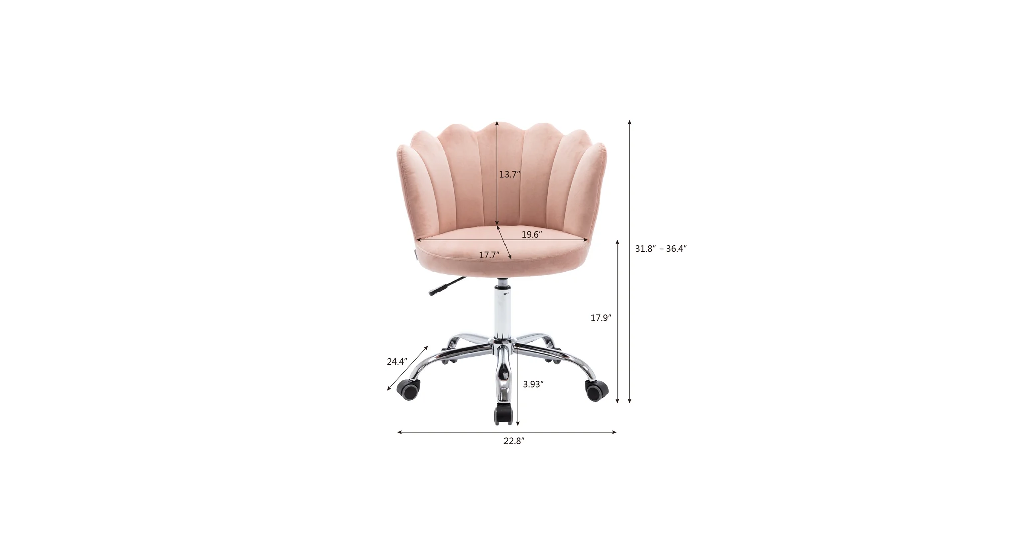 Pink Preglo Task Chair