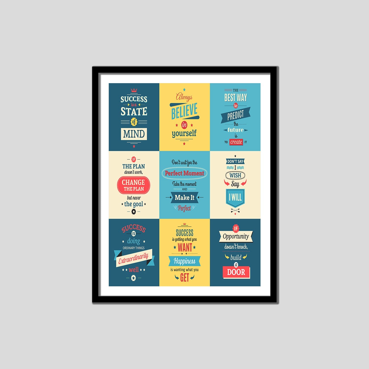 Success Isa State Mind The Plan Doesn't Work Premium Motivational Quotes Photo Frame
