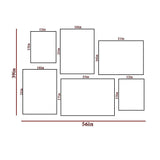 Deep Blue Ocean Wall Frame Set of 6