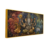 Rustic Ganesha Wall Hanging Art – Ancient Indian Style