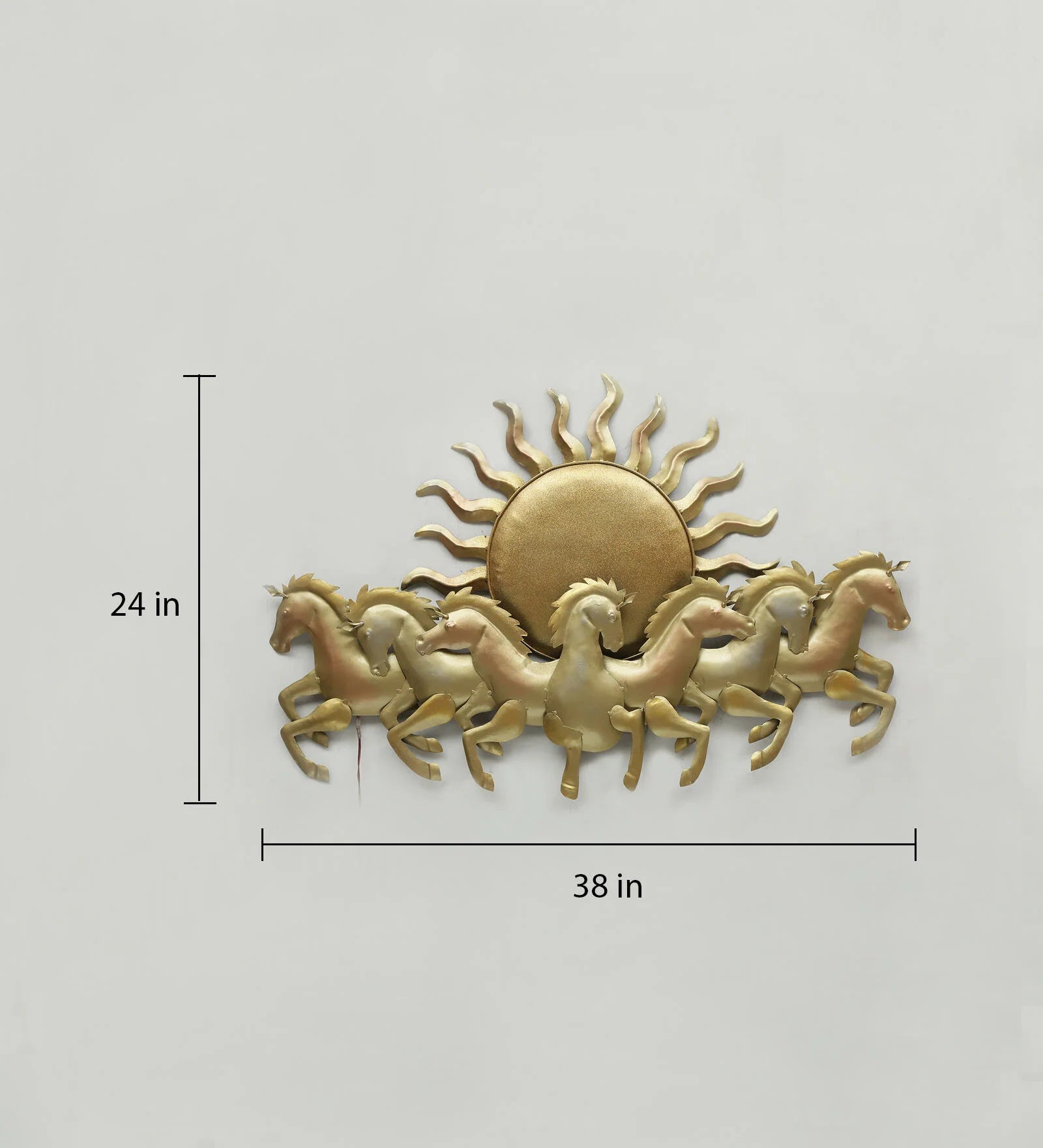 Medium Sunhorse Metal Wall Decor