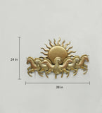 Medium Sunhorse Metal Wall Decor