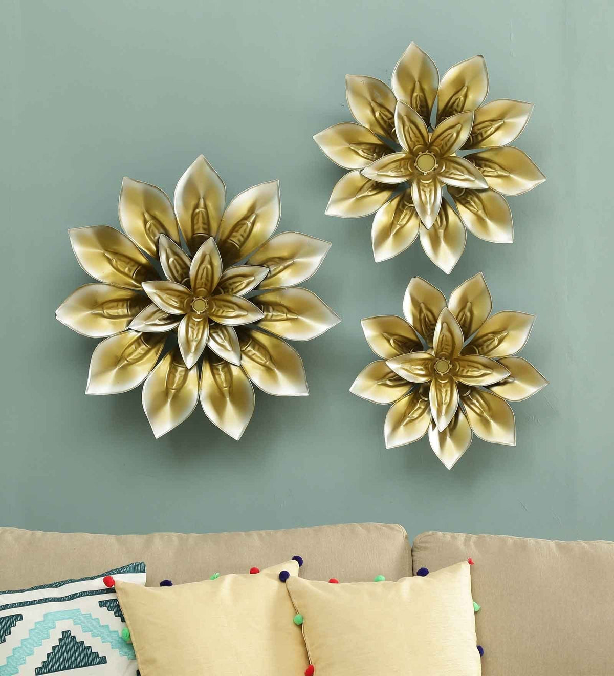 Flower Metal Wall Decor