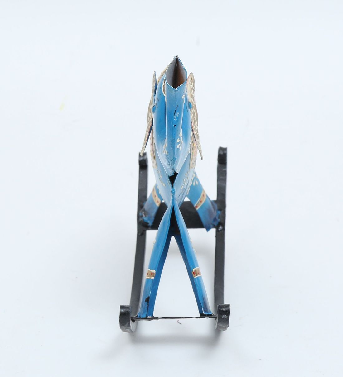 Rocking elephant Iron Animal Figurine table decor