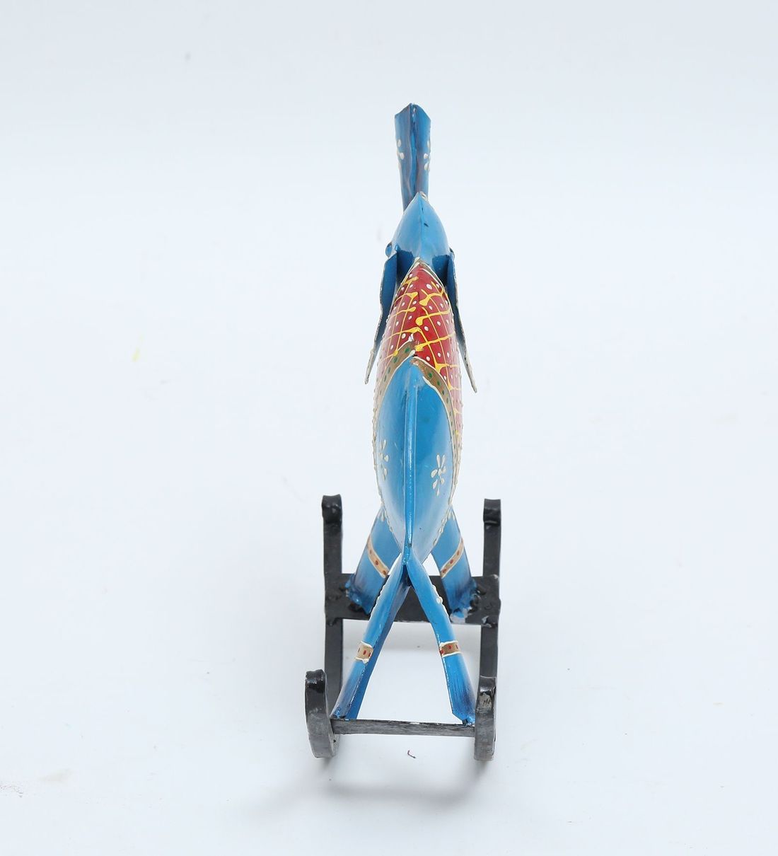 Rocking elephant Iron Animal Figurine table decor