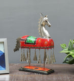 Wood horse Animal Figurine table decor