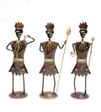 Soldier Human Figurine Set Of 3 table decor