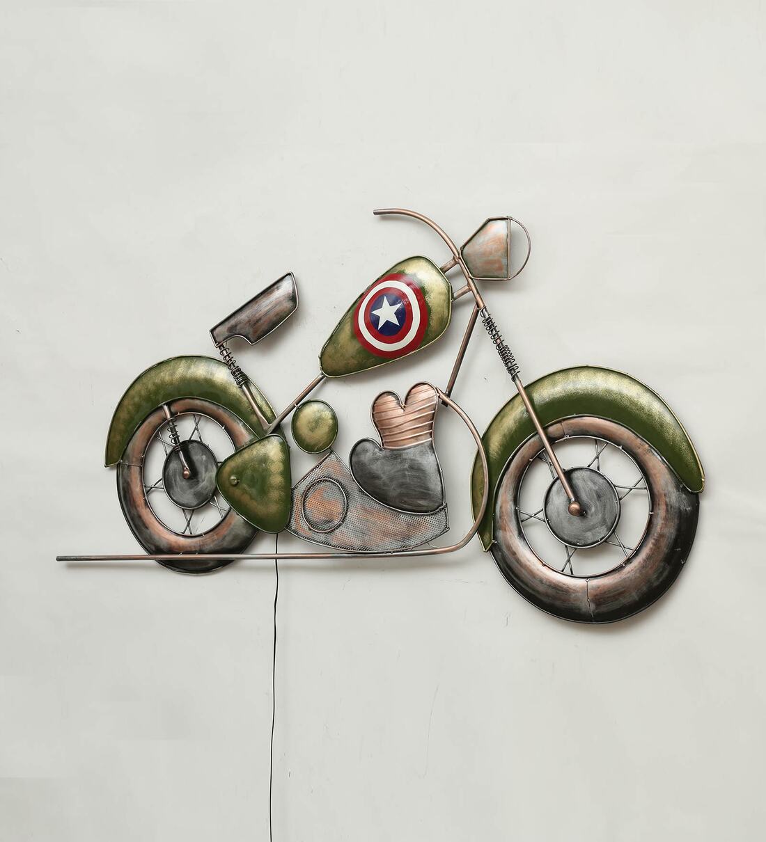 Captain America Bike Wall Decor