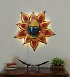 Buddha With Flower Wall Decor