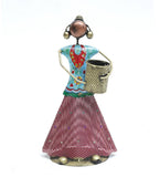 Doll with Basket  table decor