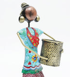 Doll with Basket  table decor