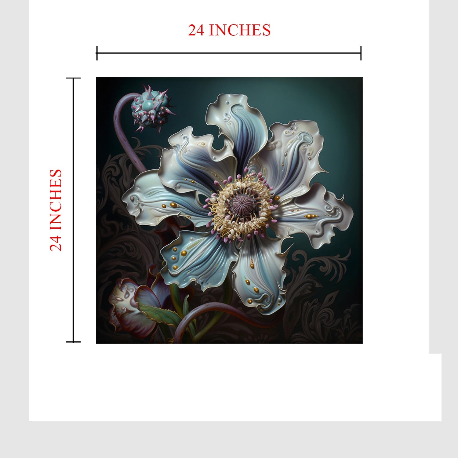 Garden Whispers Soft Flower Paintings