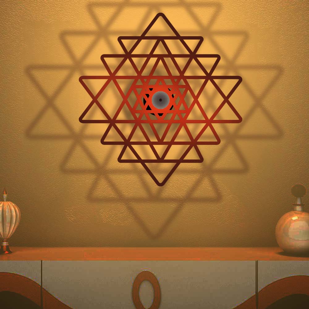 Geometric Shape Design Shadow Lamp