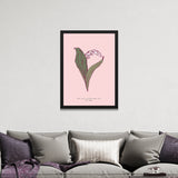 Wildflower Botanical Art Frame Painting for Wall Décor