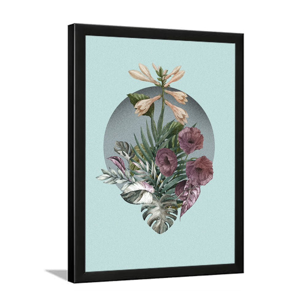 Beautiful Botanical Floral Framed Wall Art Painting