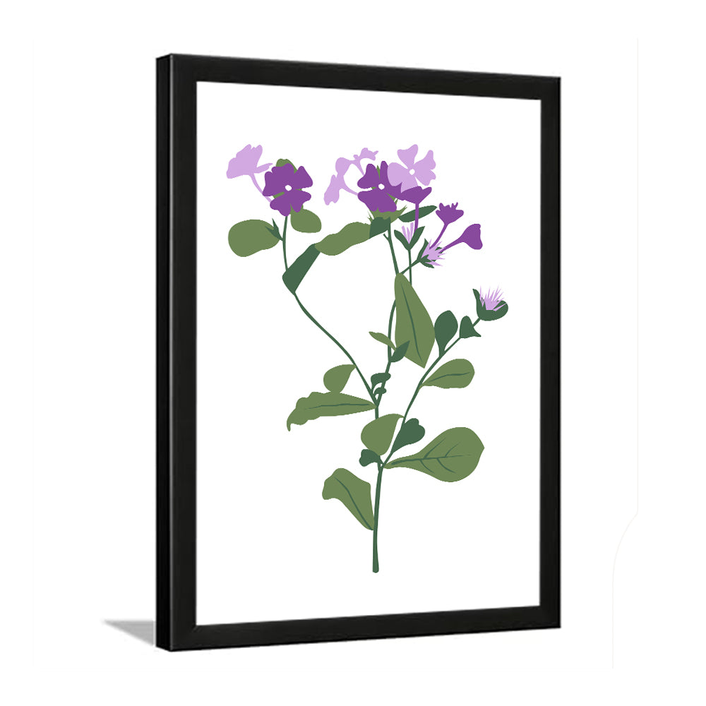 Floral Theme Wall Art Framed for Home and Office Décor
