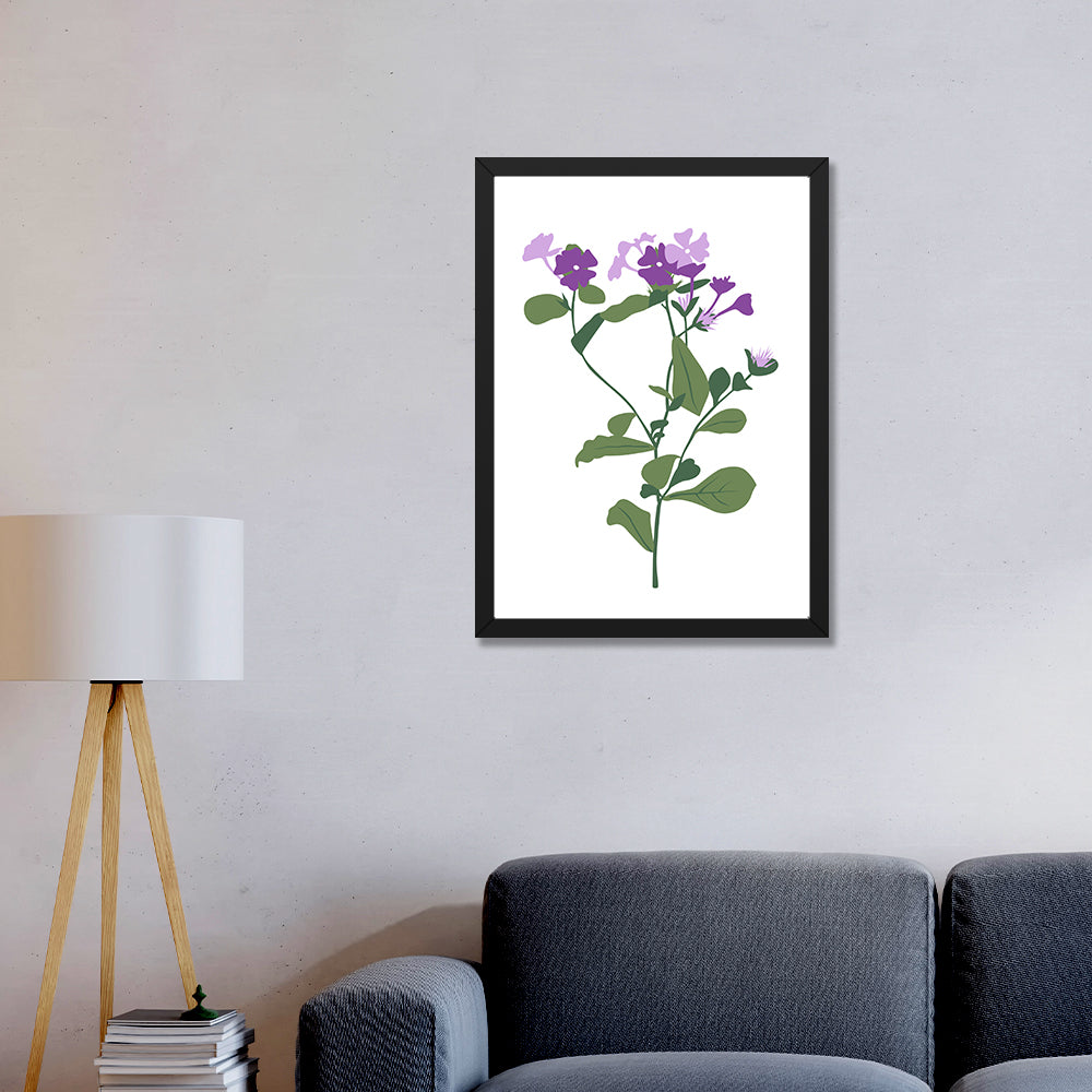 Floral Theme Wall Art Framed for Home and Office Décor