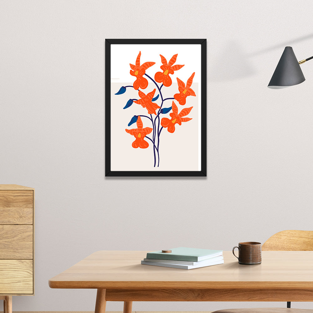 Botanical Print Modern Floral Digital Wall Art Painting for Home Décor