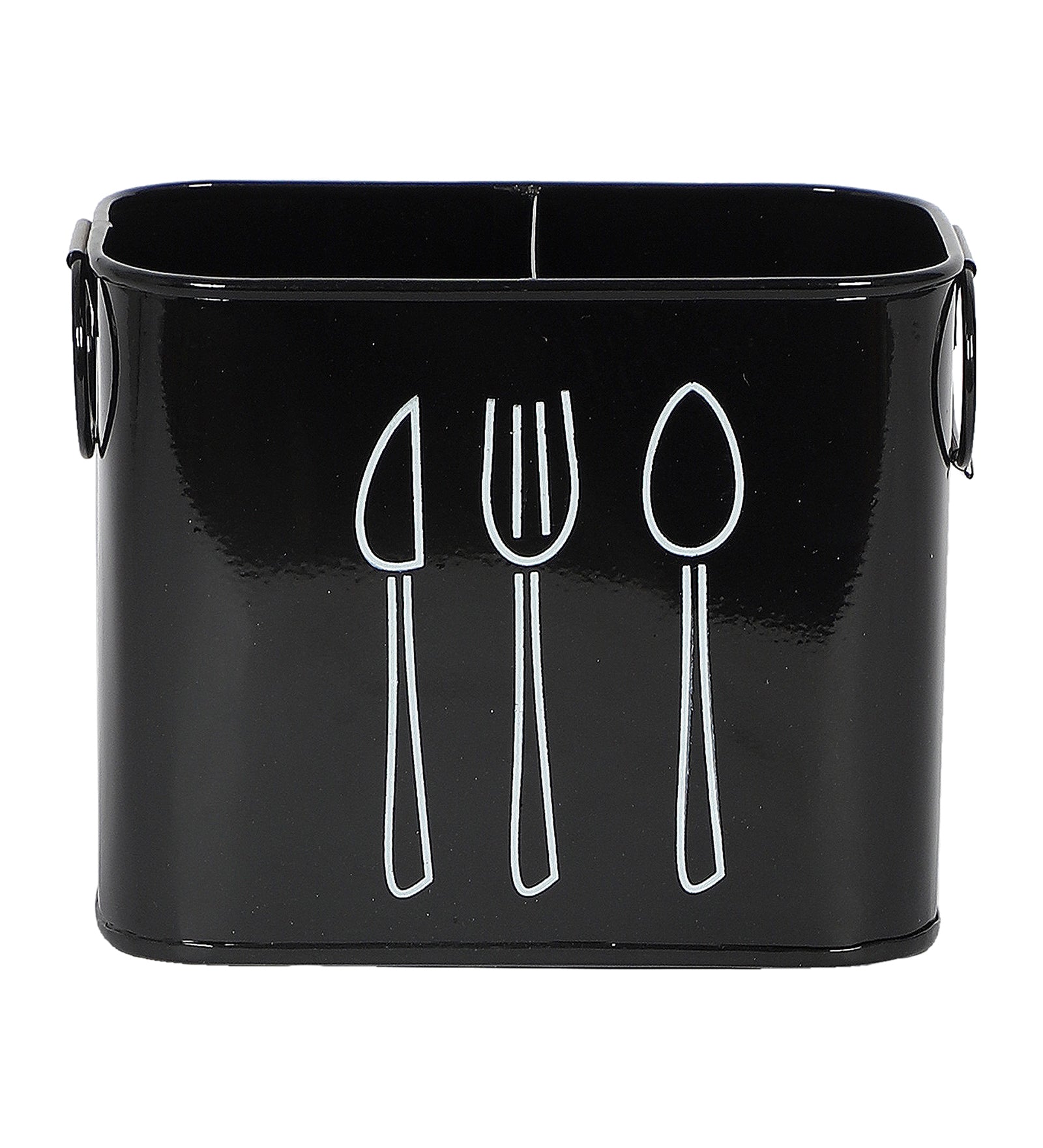 Black Cutlery Stand Set of 2