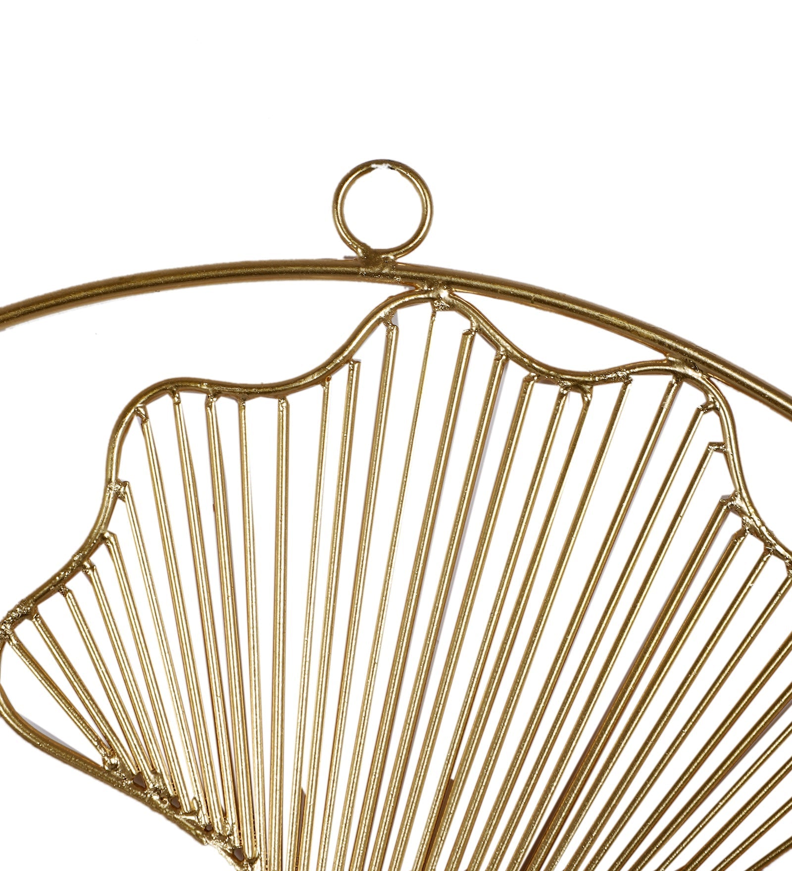 Golden Leaves Ring Wall Decor Set of 3