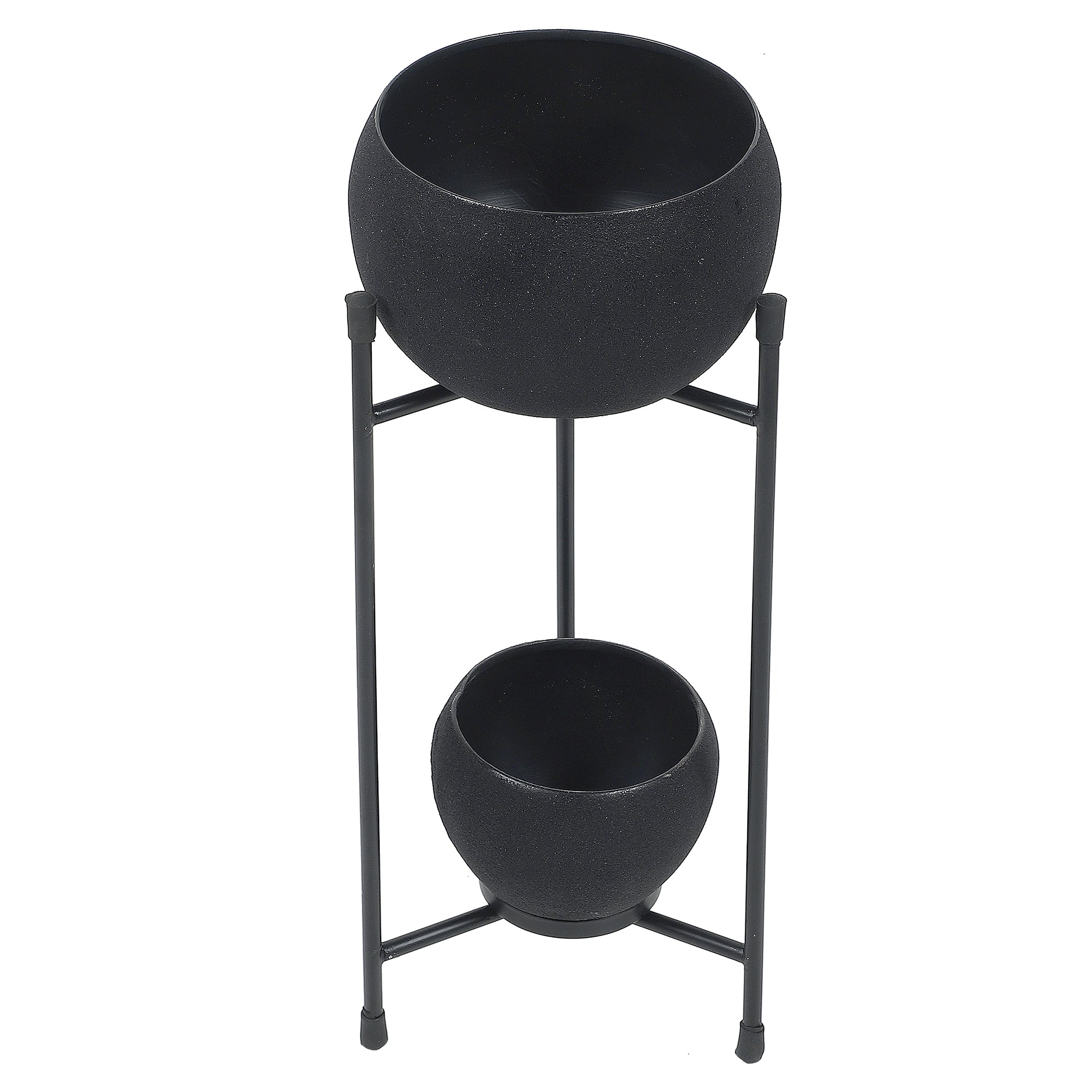 Black Double Layer Apple Planter