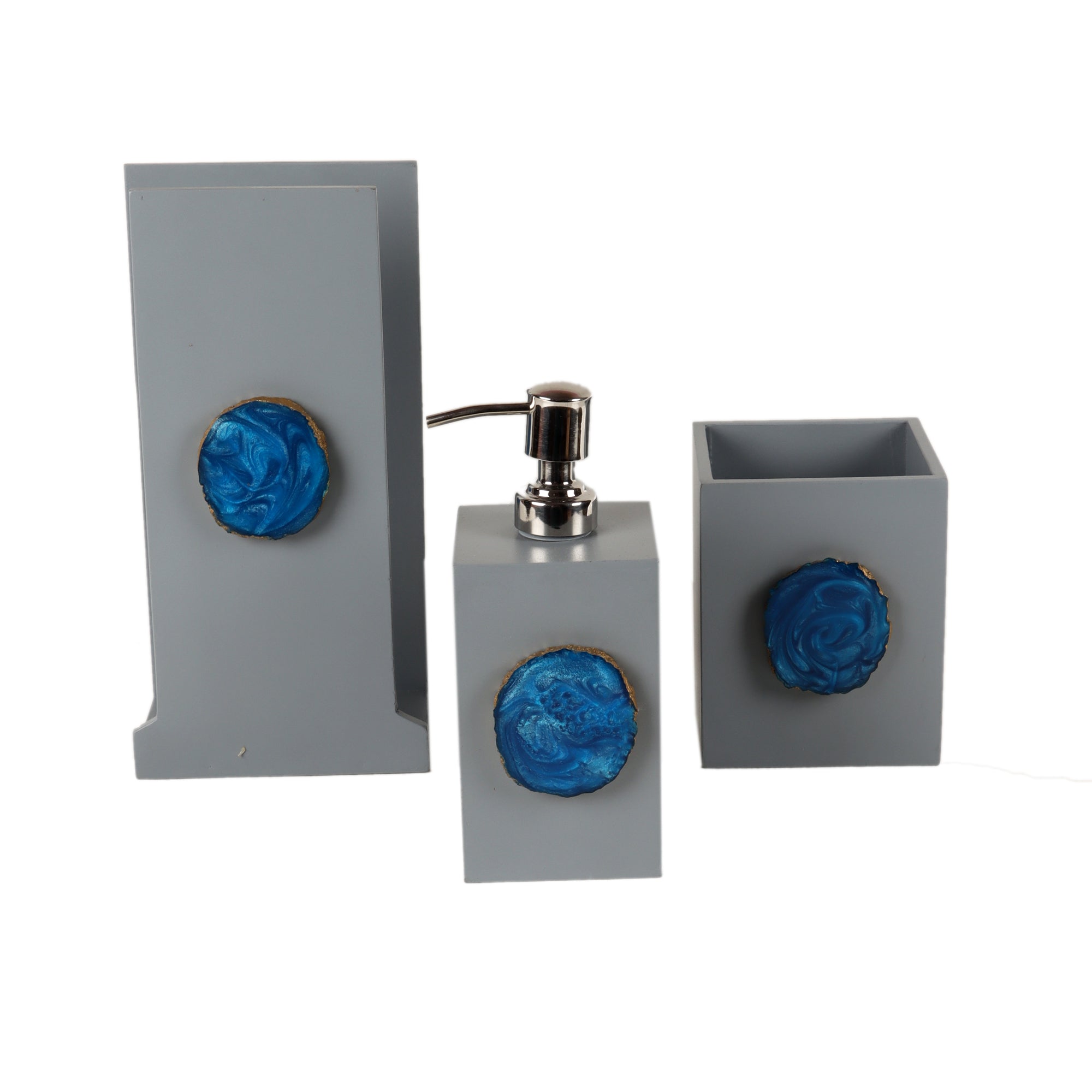 Grey Bath Set of 3