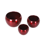 Red Apple Planter Set of 3