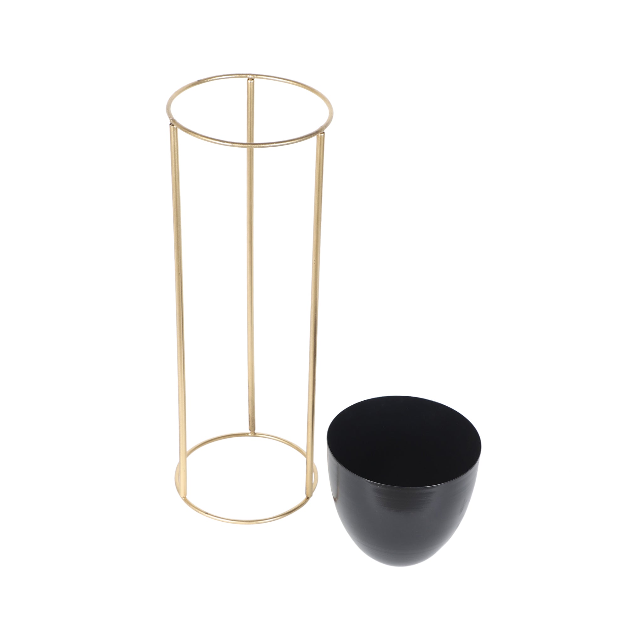 Detachable Black Capsule Floor Planter Set of 3