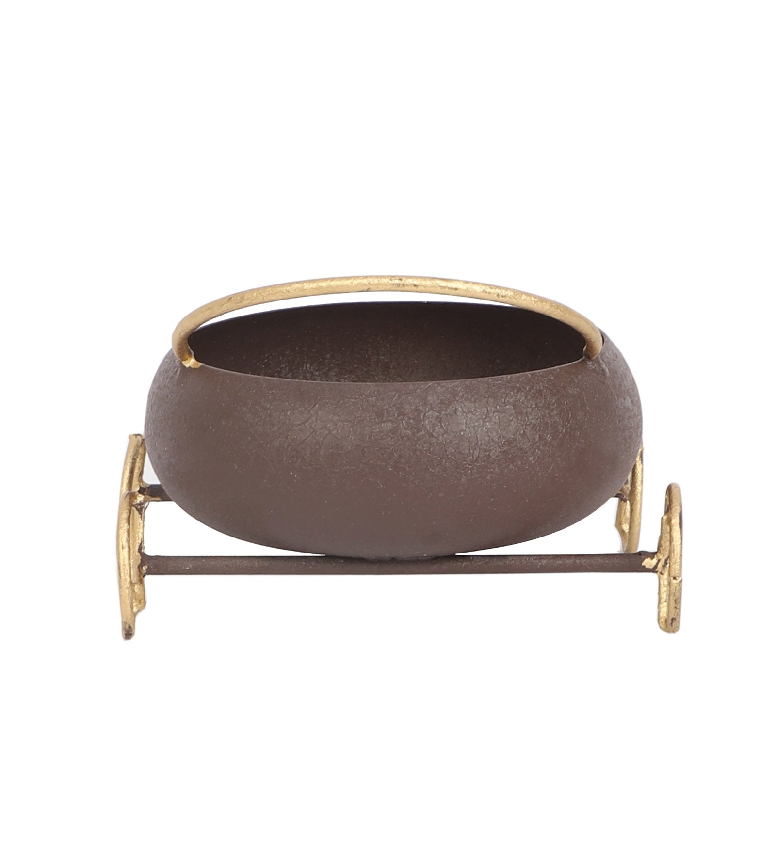 Round Bowl Snacks Platter With Wheels