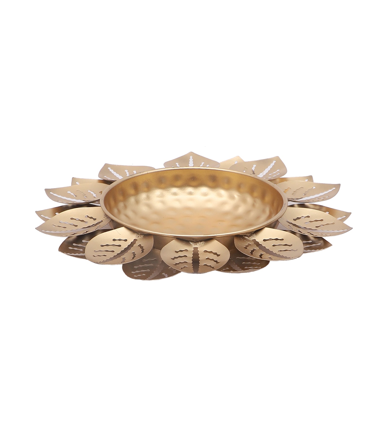 Lotus Cut Urli Set Of 3