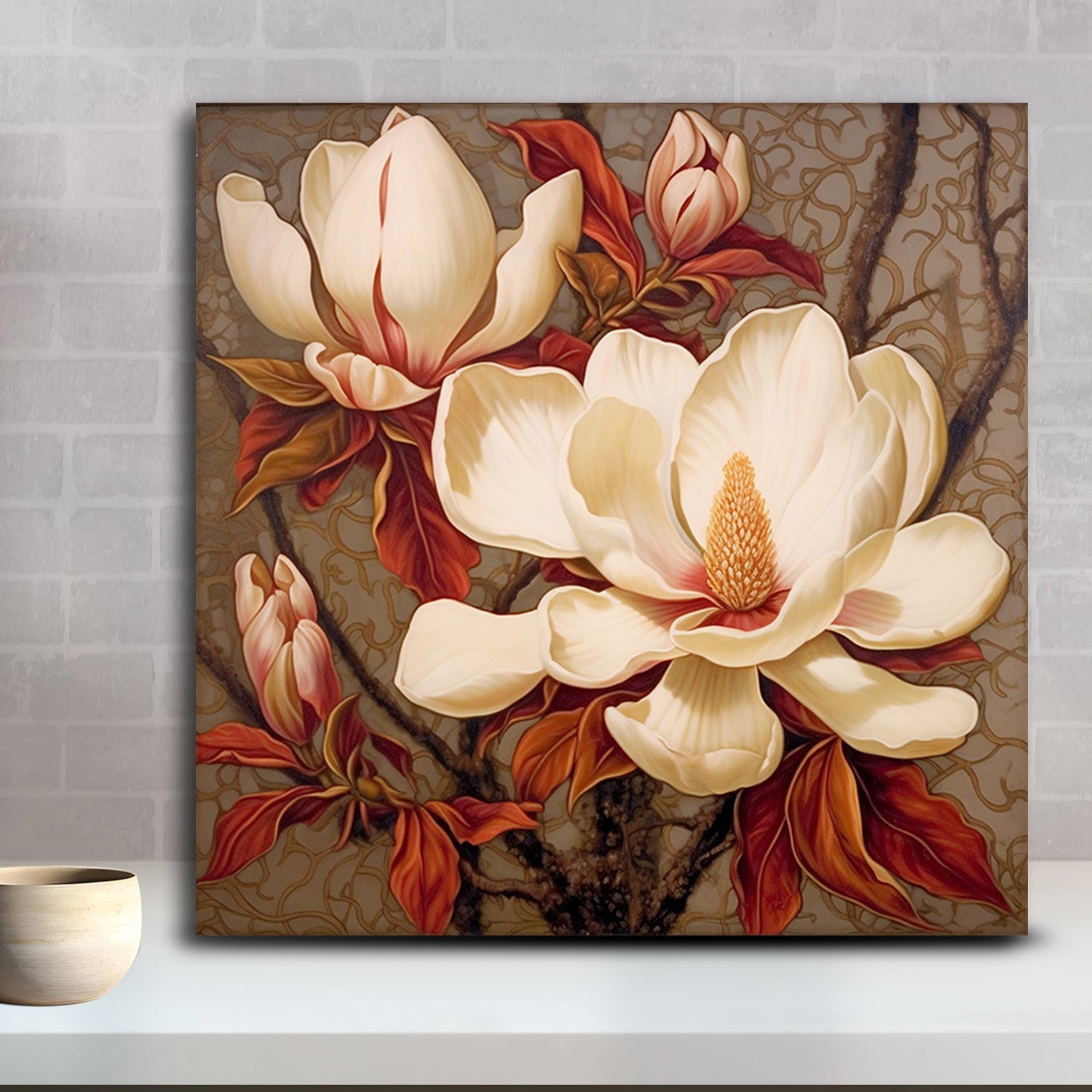 Flower Canvas Artistic Floral Wall Art