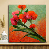 Flower Mosaic Intricate Wall Art