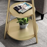Modern Hall Side Table with Marble Slab X Base