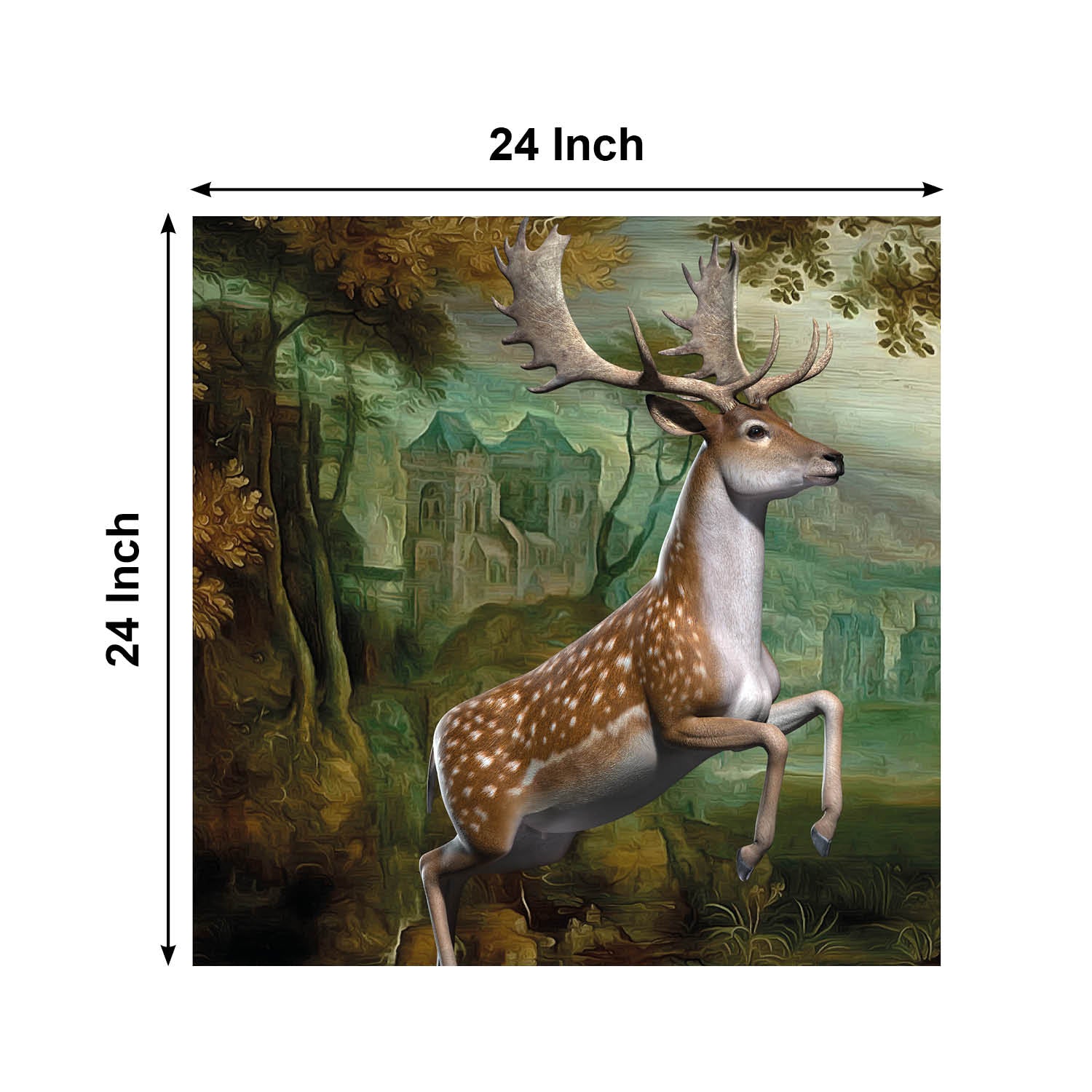 Deer Canvas Painting for Home, Bedroom & Living Room