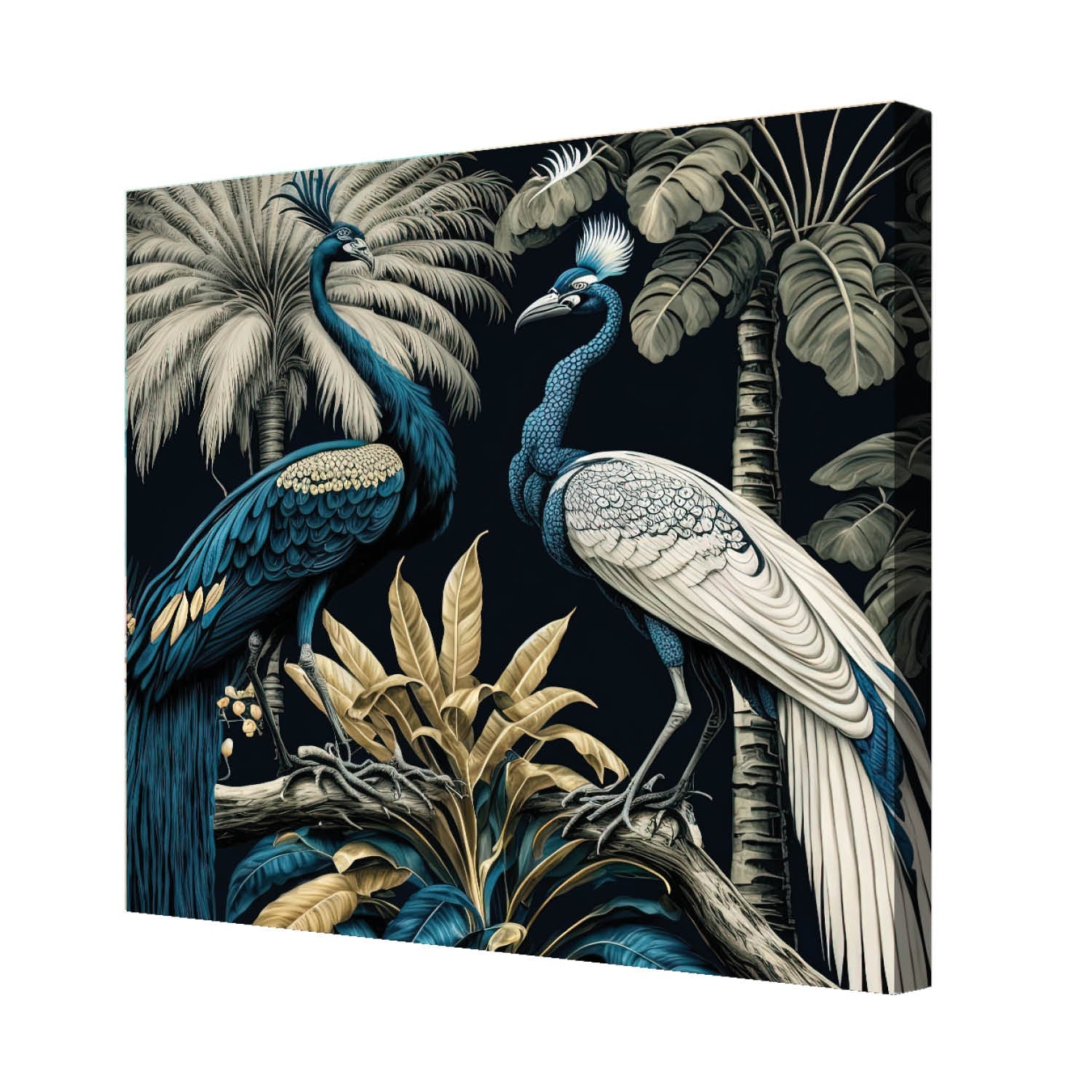 Multicolour Flowers Canvas Painting for Home, Bedroom & Living Room