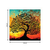 Sunny Vibes Bright Tree Floral Wall Art