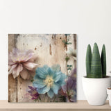 Rustic Floral Vintage Wall Art