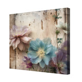 Rustic Floral Vintage Wall Art