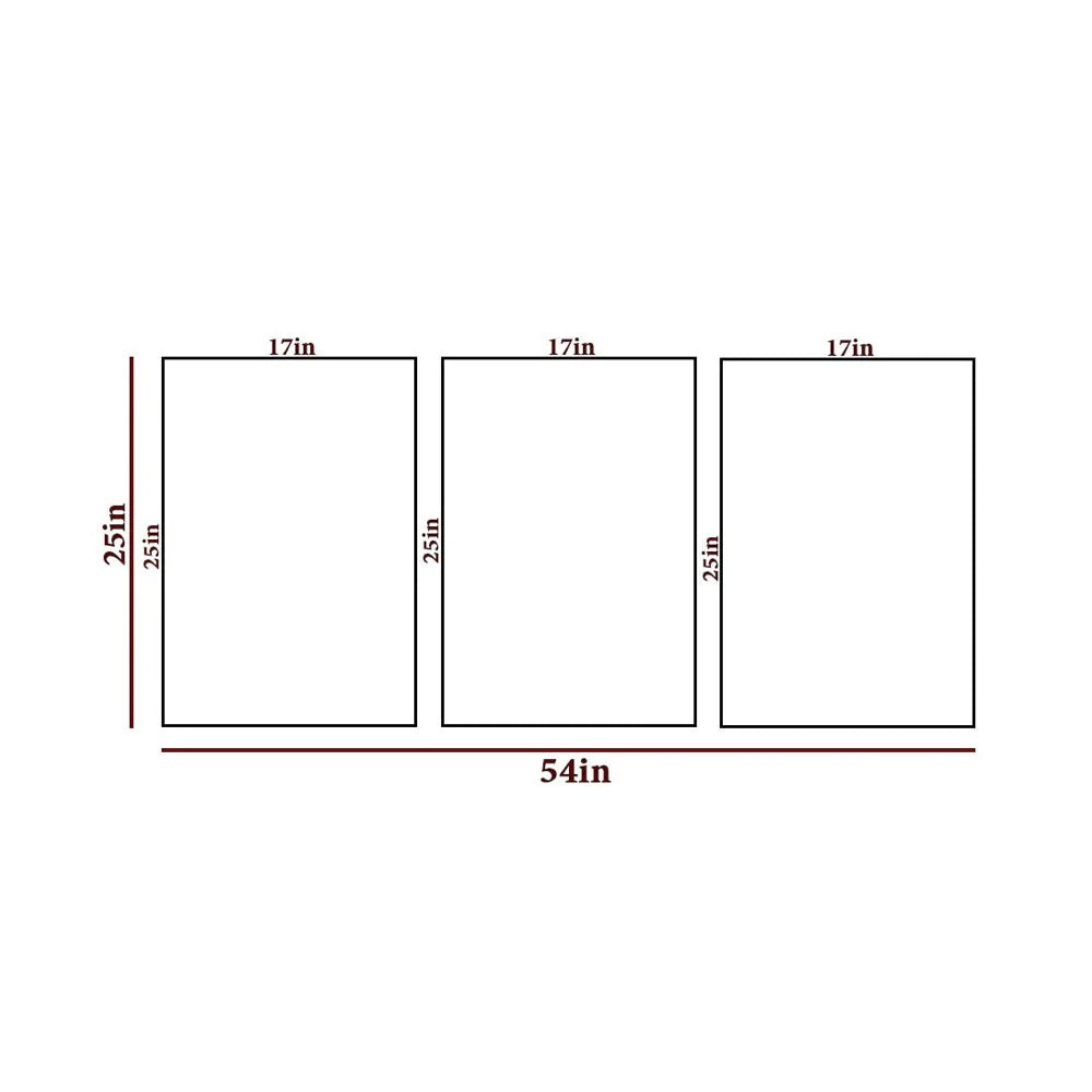 Little Princess Elephant Kids Room Wall Frame Set of 3