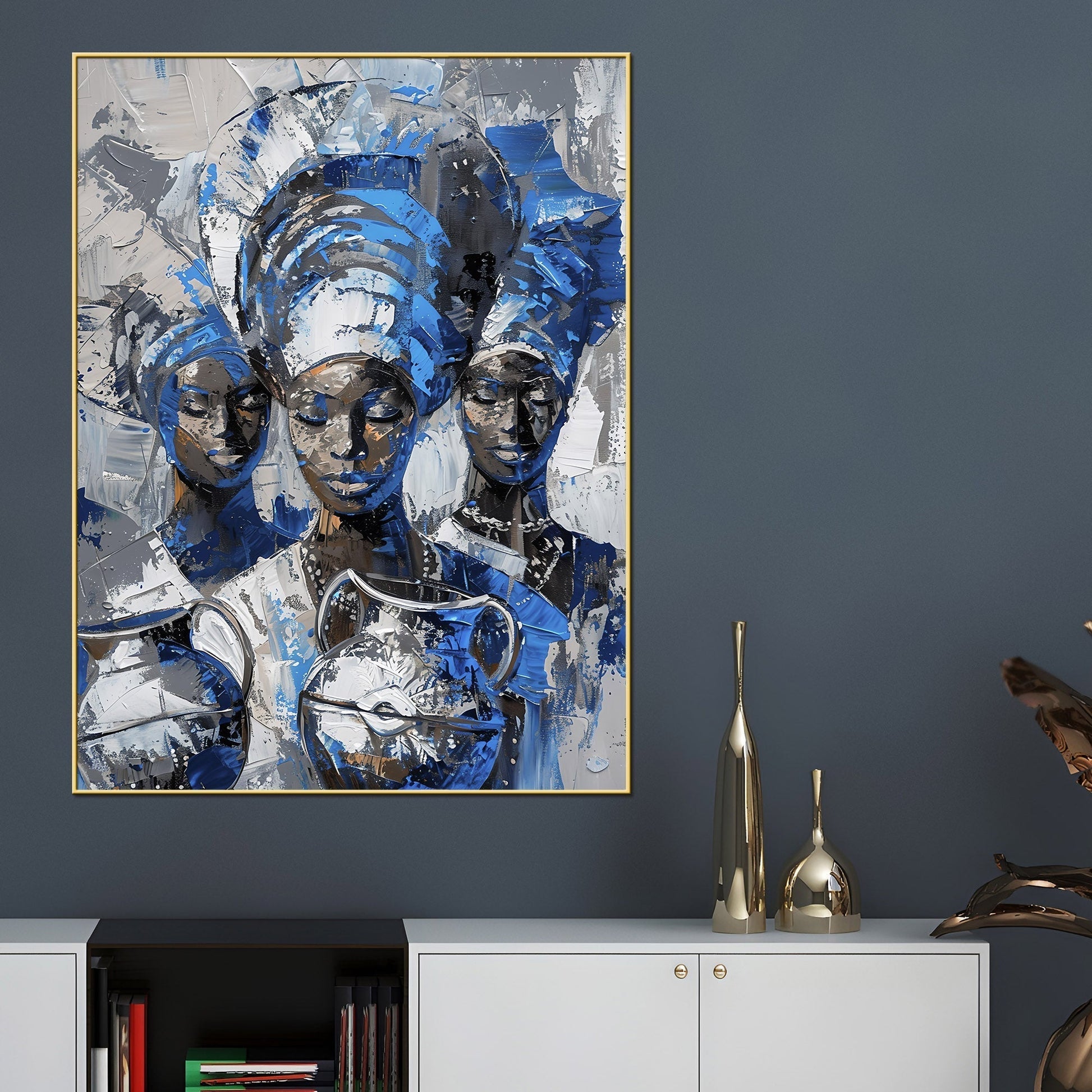 Brine Of The Ocean Cotton Canvas Wall Painting