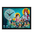 Radha Krishna MDF Modern Analog Wall Clock