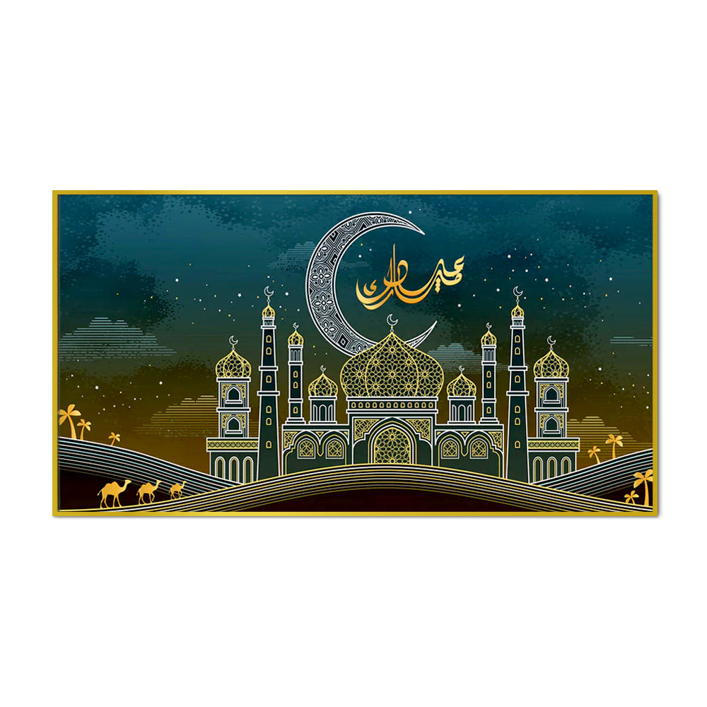 The Holy Mosque Canvas Wall Painting