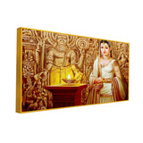 Majestic Indian Princess Canvas Painting