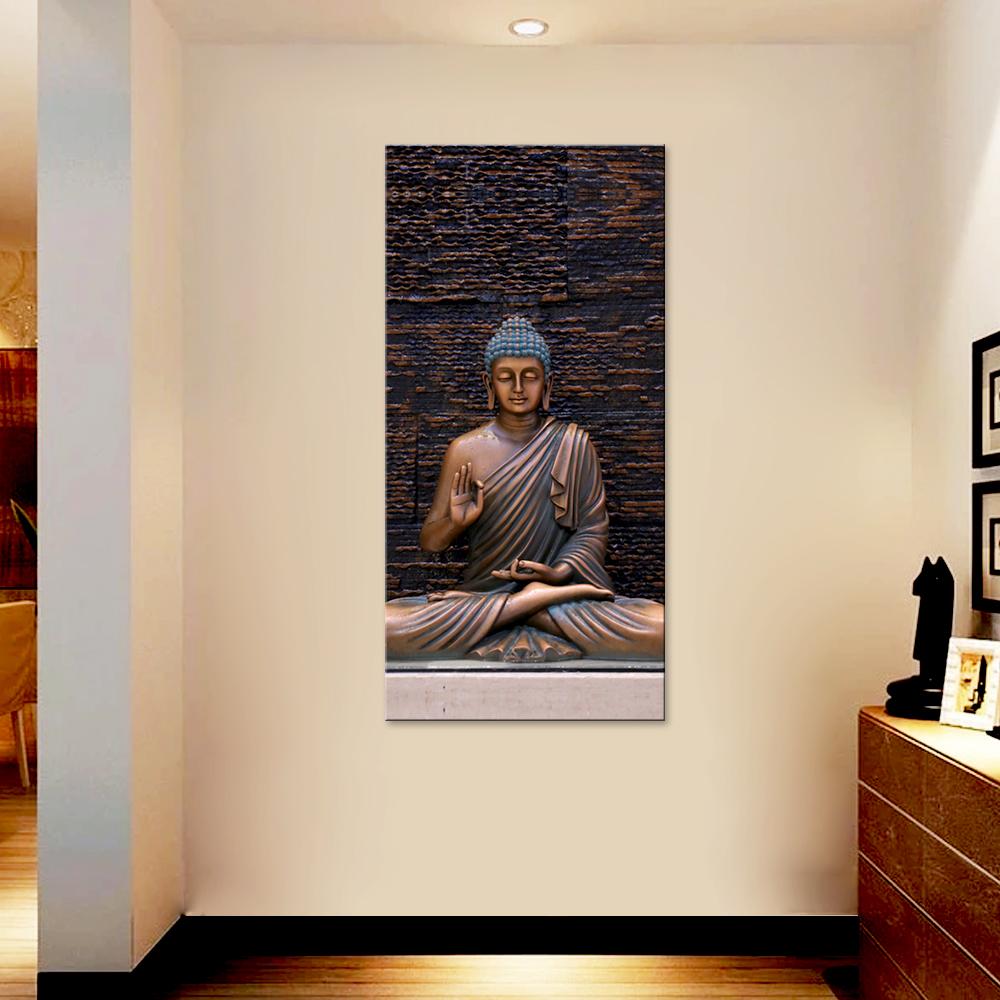 Meditating Buddha Canvas Wall Painting
